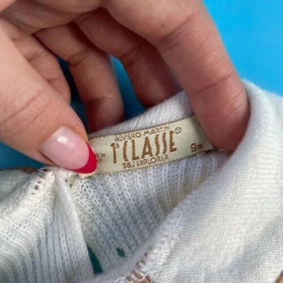 Alviero Martini Girls Gray Long Sleeve T-Shirt Top and Bundle Of 2 Size 9mo - Picture 3 of 6